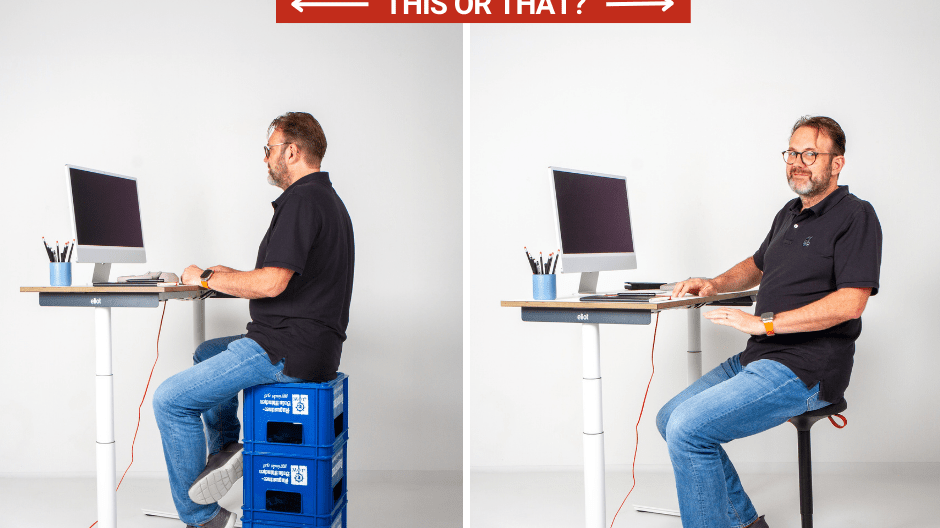 Höhenverstellbarer Hocker: Mehr als nur im Homeoffice praktisch - Eliot Onlineshop
