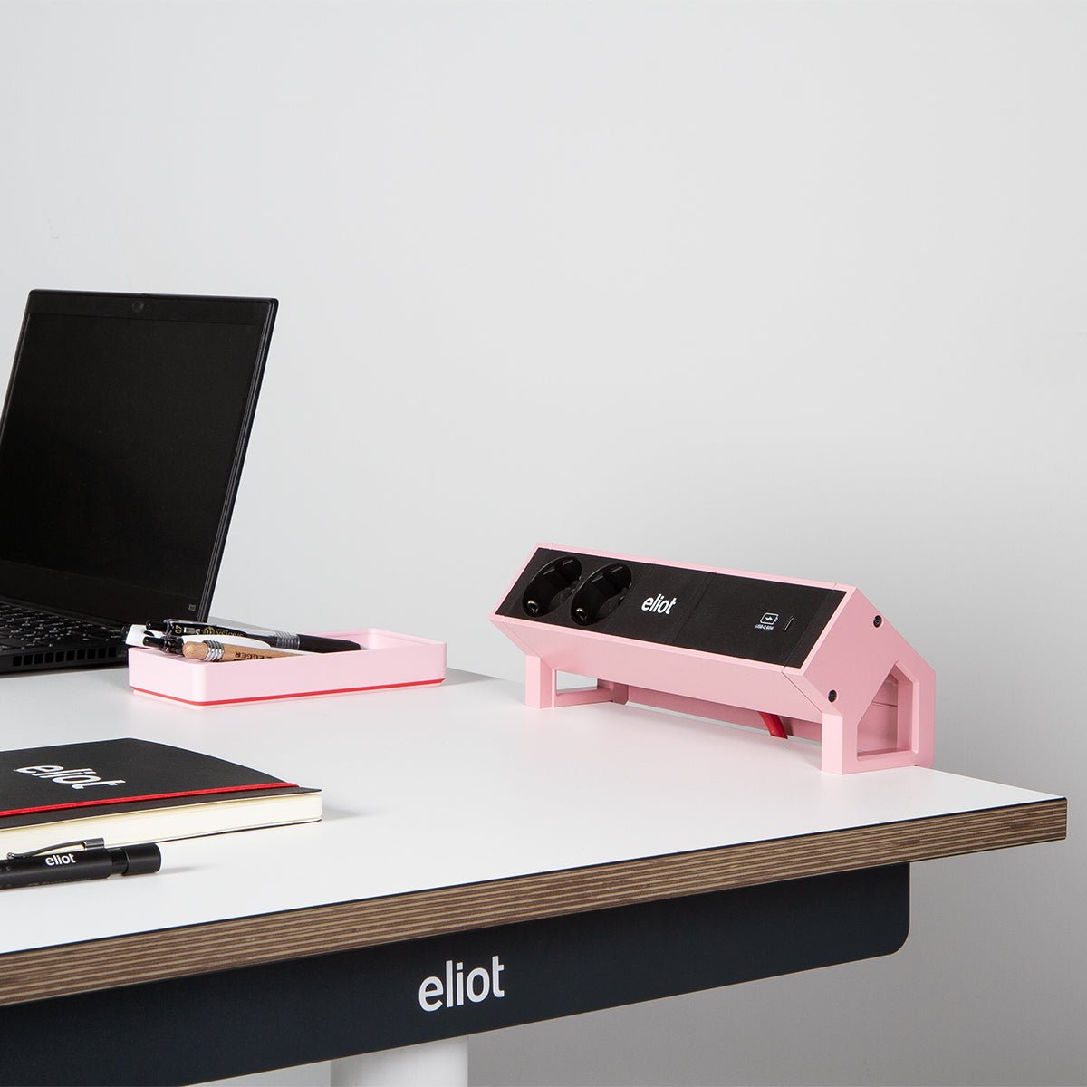 Desk Auftischsteckdose Pink mit 60W USB - C - Eliot Onlineshop