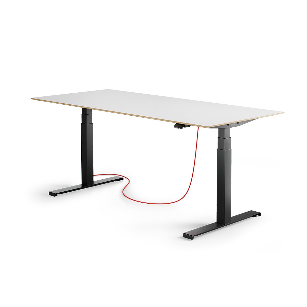 Eliot Lock Black Tischplatte Multiplex Fenix Bianco 180x79cm - Eliot Onlineshop