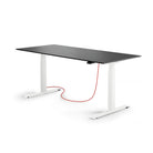 Eliot Lock White Tischplatte MDF Black mit Fase 180x80cm - Eliot Onlineshop