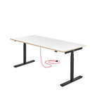 Eliot Original Black Tischplatte Multiplex Fenix Bianco 180x79cm - Eliot Onlineshop