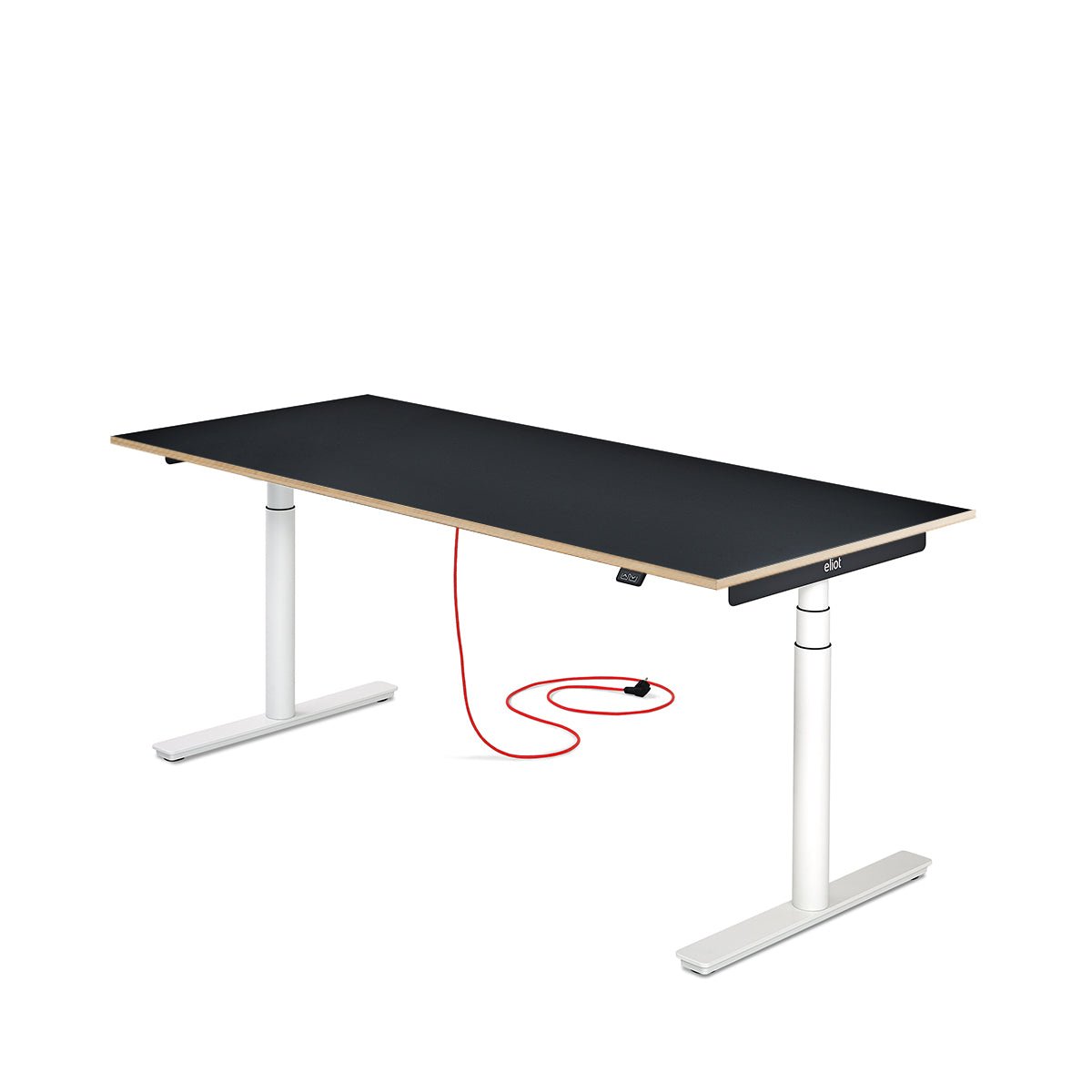 Eliot Original White Tischplatte Multiplex Fenix Nero 180x79cm - Eliot Onlineshop