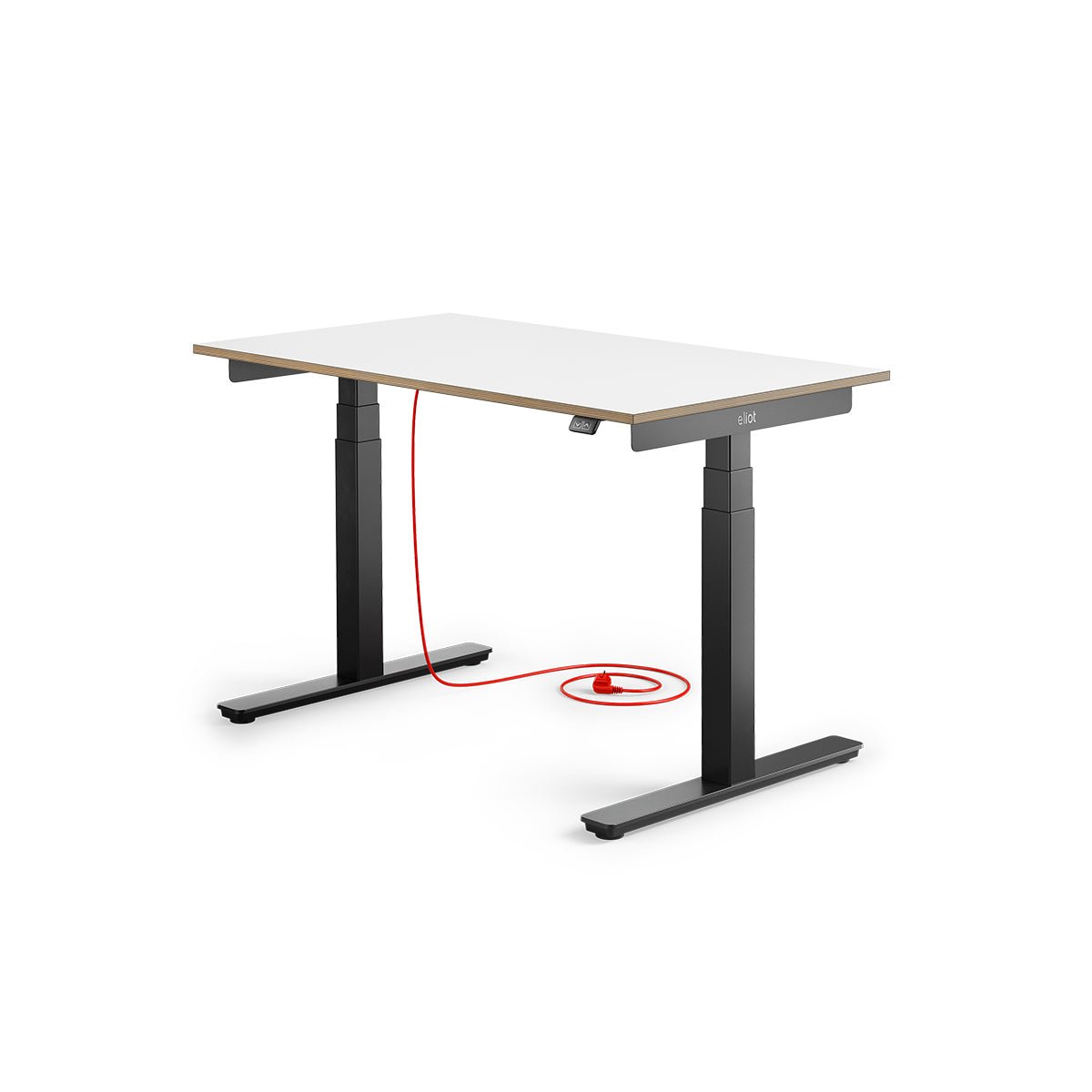 Eliot Pro Black Tischplatte Design White 120x70cm - Eliot Onlineshop