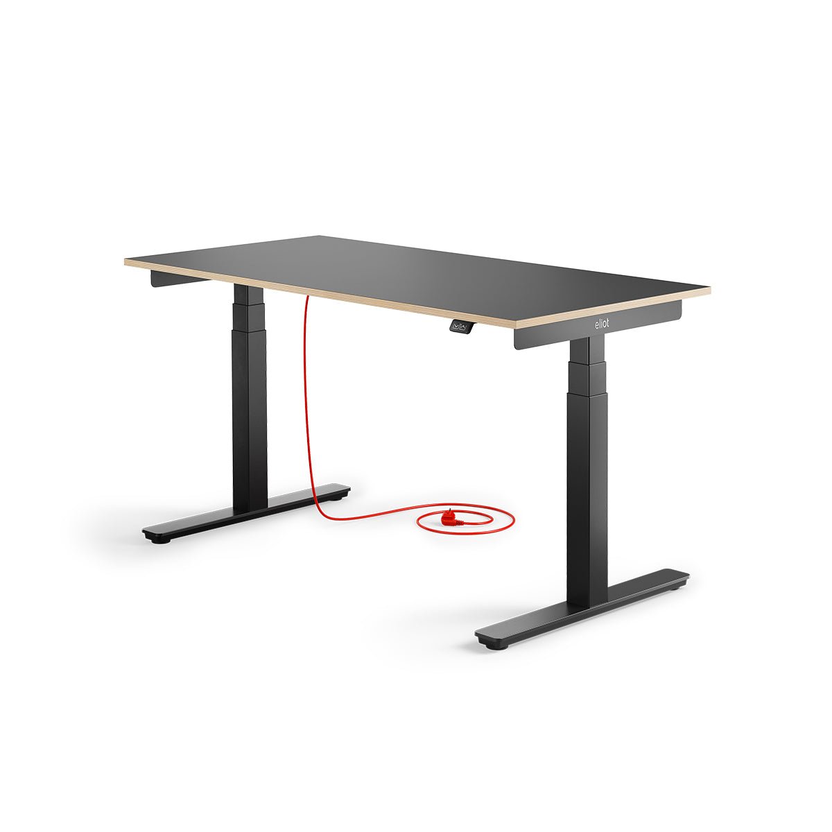 Eliot Pro Black Tischplatte Multiplex Fenix Nero 140x70cm - Eliot Onlineshop
