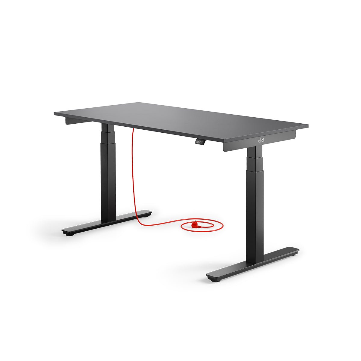 Eliot Pro Black Tischplatte Soft Graphite 140x70cm - Eliot Onlineshop