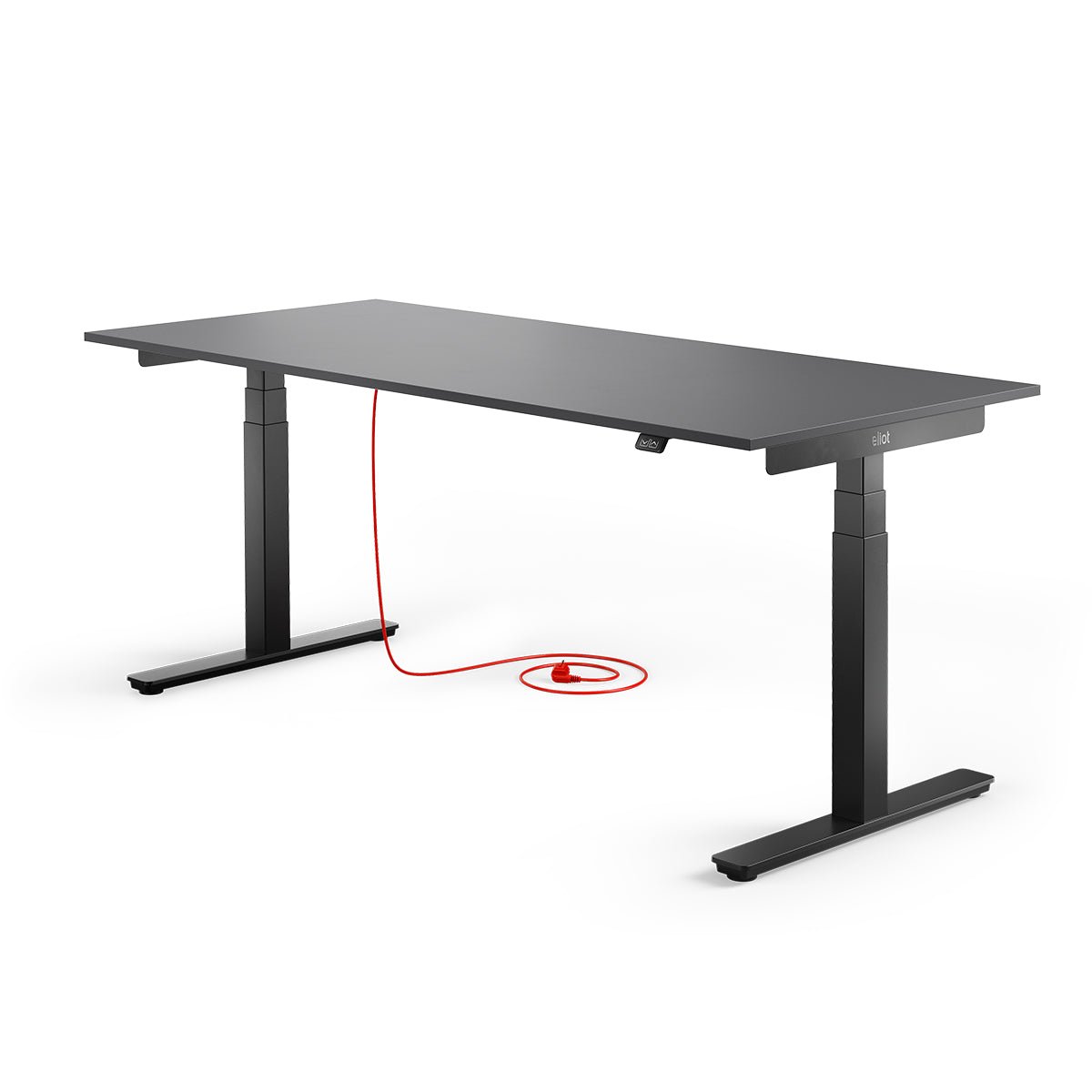 Eliot Pro Black Tischplatte Soft Graphite 180x80cm - Eliot Onlineshop