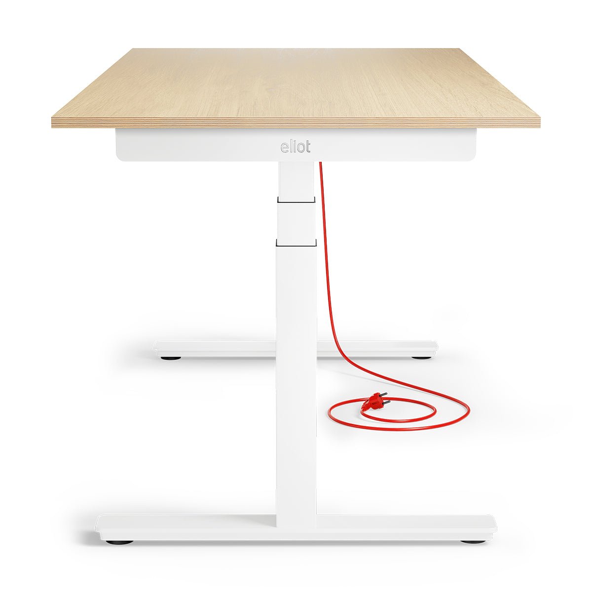Eliot Pro White Tischplatte Eiche Multiplex 180x80cm - Eliot Onlineshop