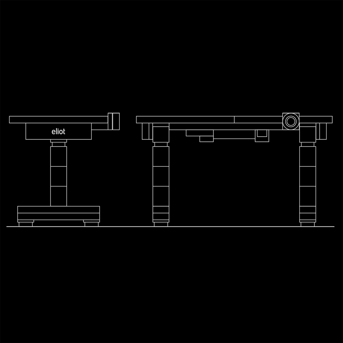 Klemmbaustein - Modell "Eliot Design White" - Eliot Onlineshop