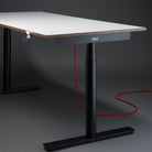 Original Black mit Tischplatte Multiplex Fenix Bianco - Eliot Onlineshop