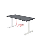 Original White mit Tischplatte Soft Graphite - Eliot Onlineshop