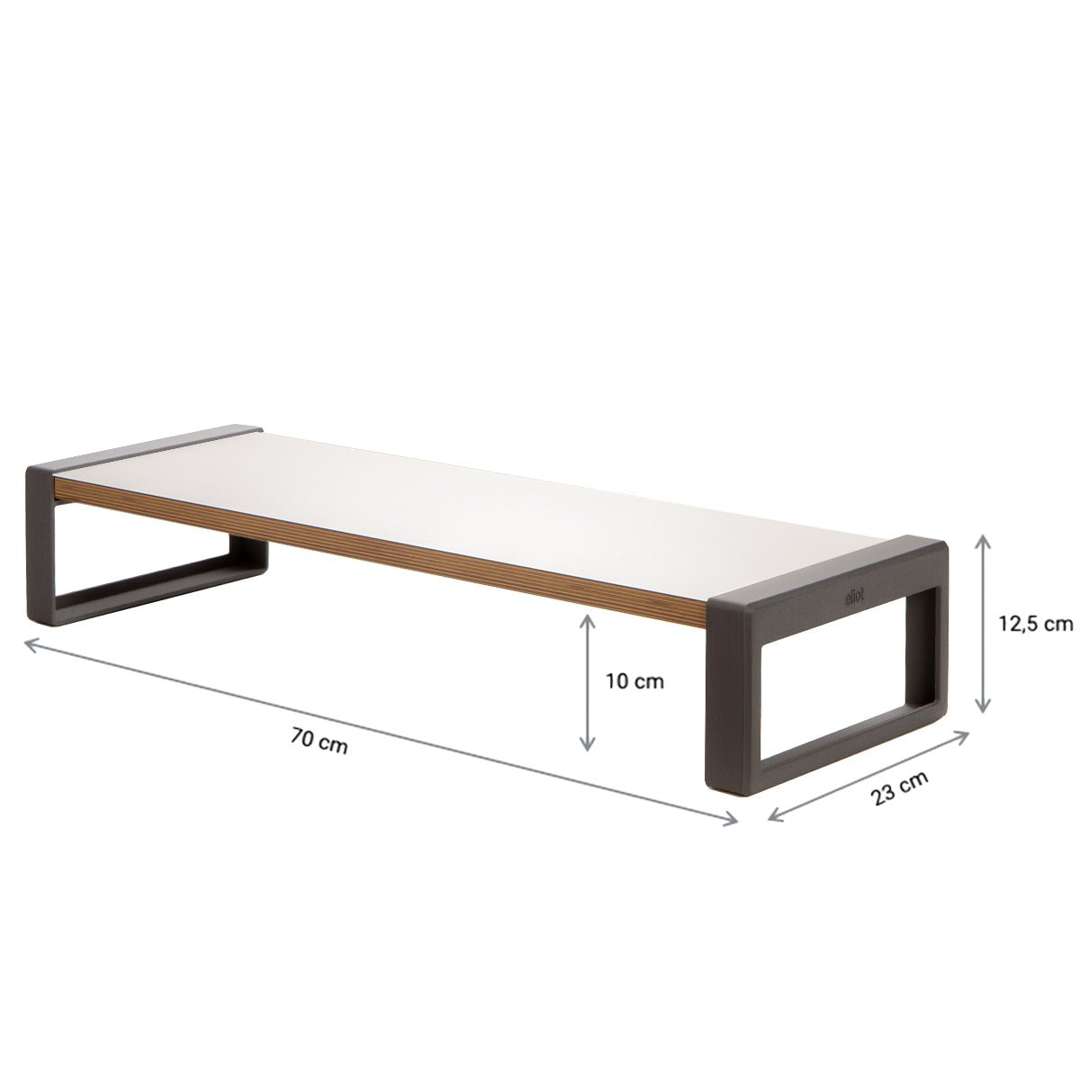 Schreibtischaufsatz Level Design White - Eliot Onlineshop