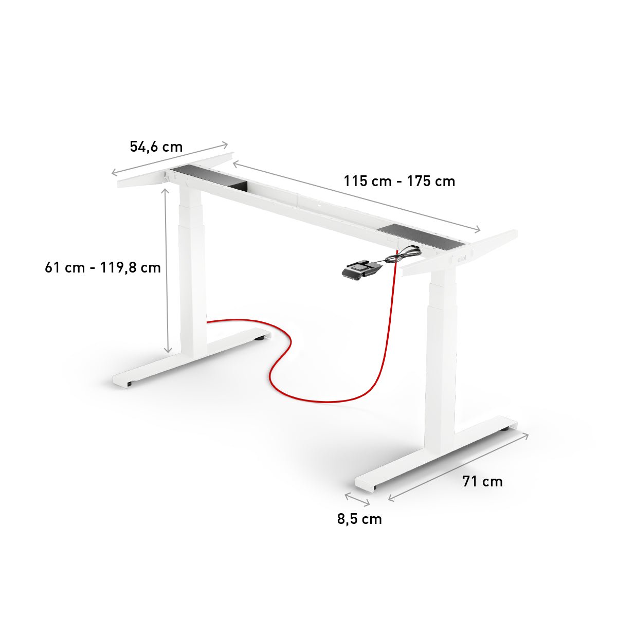 Tischgestell Lock Weiß - Eliot Onlineshop