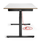 Eliot Pro Black Tischplatte Design White 140x70cm - Eliot Onlineshop