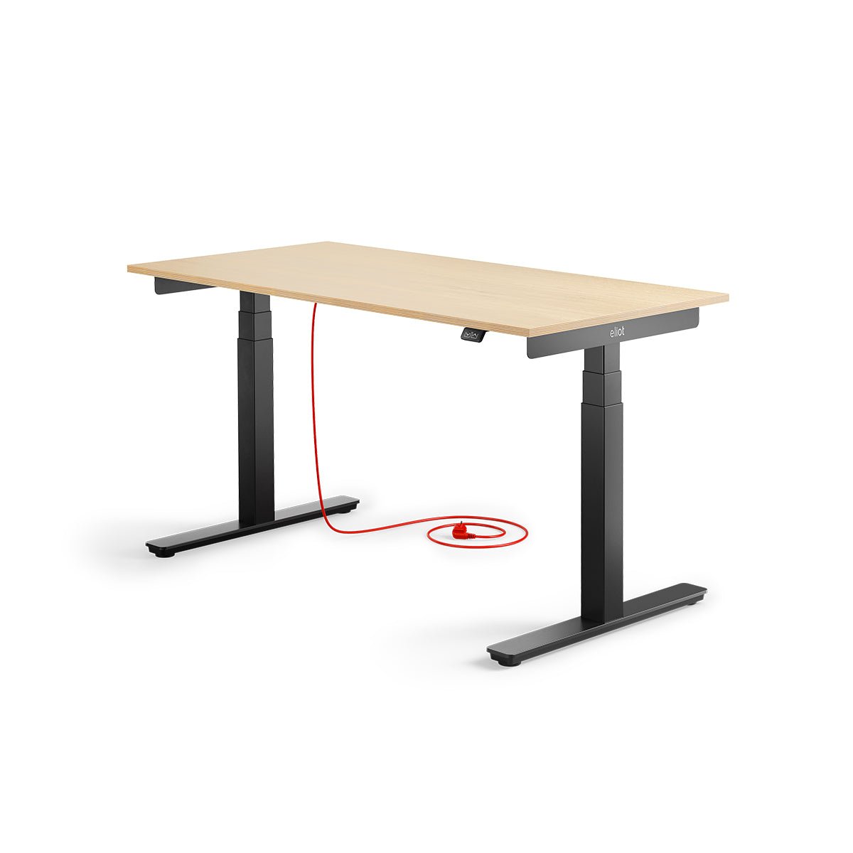Eliot Pro Black Tischplatte Eiche Multiplex 140x70cm - Eliot Onlineshop
