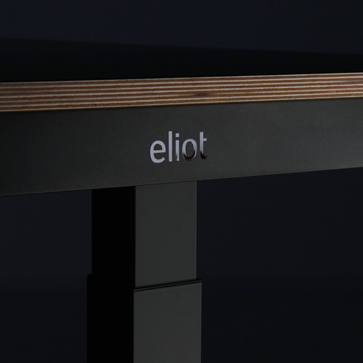 Eliot Pro Black Tischplatte Multiplex Fenix Nero 180x80cm - Eliot Onlineshop