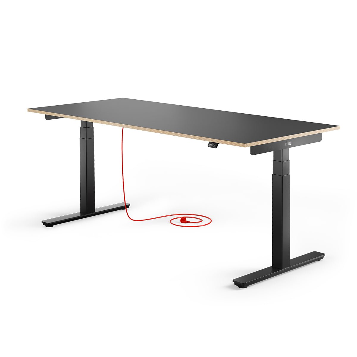 Eliot Pro Black Tischplatte Multiplex Fenix Nero 180x80cm - Eliot Onlineshop