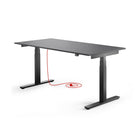 Eliot Pro Black Tischplatte Soft Graphite 160x80cm - Eliot Onlineshop