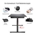 Eliot Pro Black Tischplatte Soft Graphite 180x80cm - Eliot Onlineshop