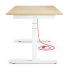 Eliot Pro White Tischplatte Eiche Multiplex 140x70cm - Eliot Onlineshop