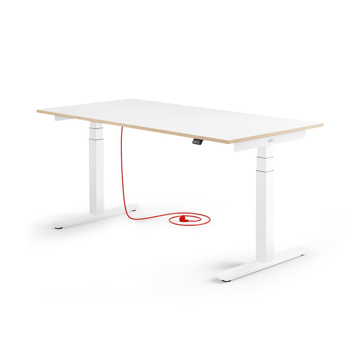 Eliot Pro White Tischplatte Multiplex Fenix Bianco 160x80cm - Eliot Onlineshop