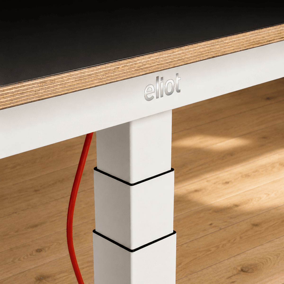 Eliot Pro White Tischplatte Multiplex Fenix Nero 180x80cm - Eliot Onlineshop