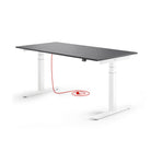 Eliot Pro White Tischplatte Soft Graphite 160x80cm - Eliot Onlineshop